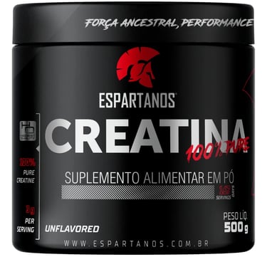 Creatina Monohidratada 500g Suplemento em pó 100%