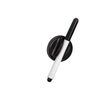 markeris su laikikliu stiklinei lentai