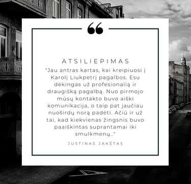 Justinas Jakštas atsiliepimas apie nt brokeris