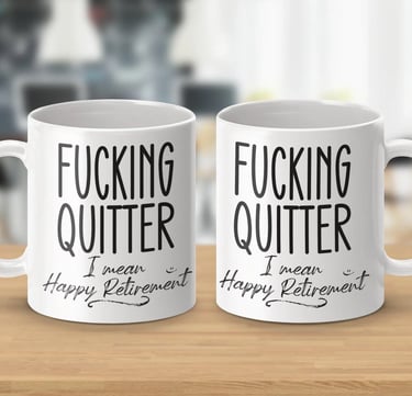 Happy Retirement Mugs