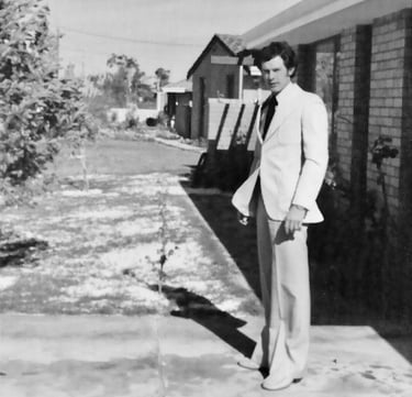 Successful real estate agent, Peter Pickering, in Western Australia in the 70's