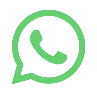 Green WhatsApp messenger logo icon featuring a phone handset inside a speech bubble.
