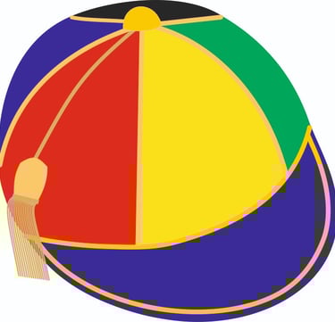 5 Panel Multi colour cap draft