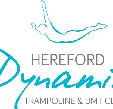 Hereford Dynamix trampoline and dmt club logo