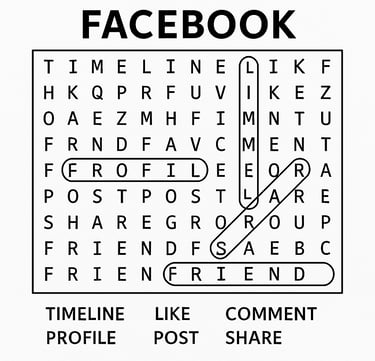 Facebook Word Search 