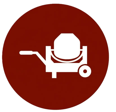 Construction Concrete Mixer Icon