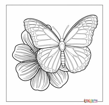 Monarch butterfly coloring sheet wings activity children