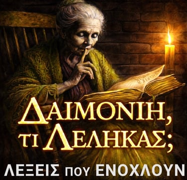 Λέξεις που ενοχλούν | Αποφθέγματα |  link to podcast 