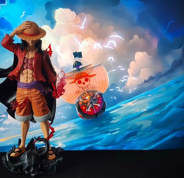 figurine résine Fanart Manga Luffy