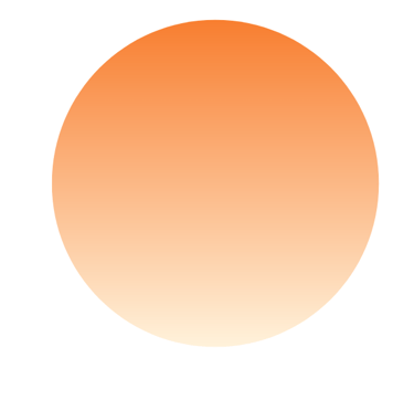ein orangener Kreis
