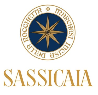 a logo for sassicaia