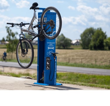 Dviračių remonto stotelės