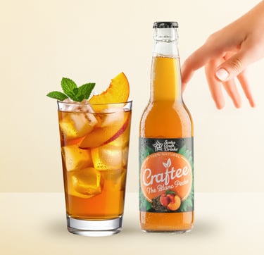 ice tea peche craftee bio