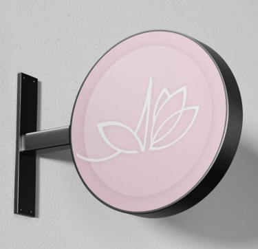 Logotipo impreso en aviso