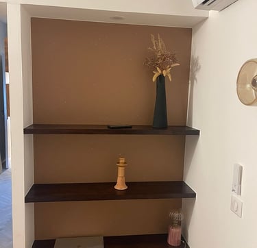 étagères sur mesure