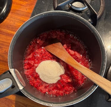 confit framboise litchi