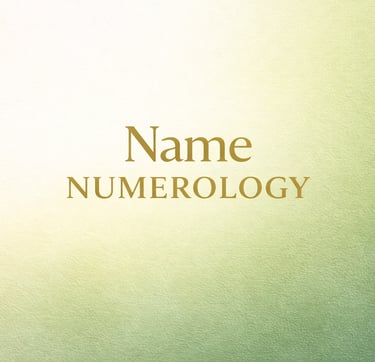 Name correction by best numerologies