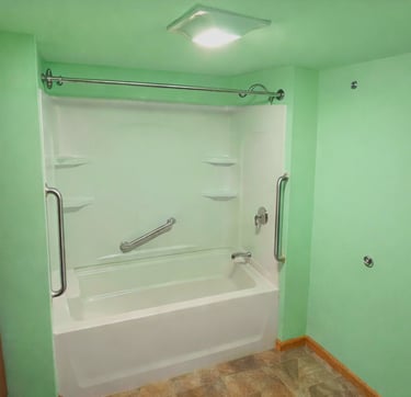 Bathroom painting underwent a full color transformation near Madison, WI | Cherek Painting