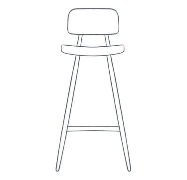A very tall chair