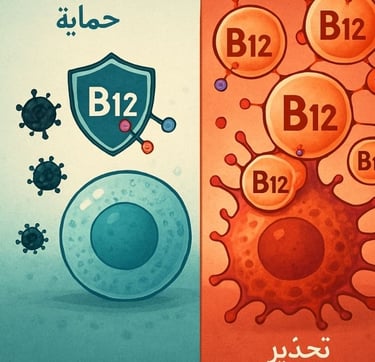 🧬 ب 12: الطاقة الخفية للأعصاب… والارتفاع المريب الذي قد يلمّح لوجود ورم