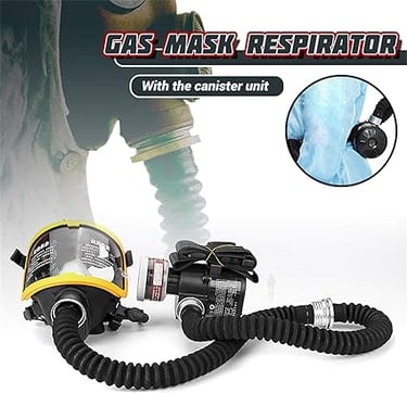 Air fed system chemical mask - Rosie Dazzlers Mobile Auto Detailing