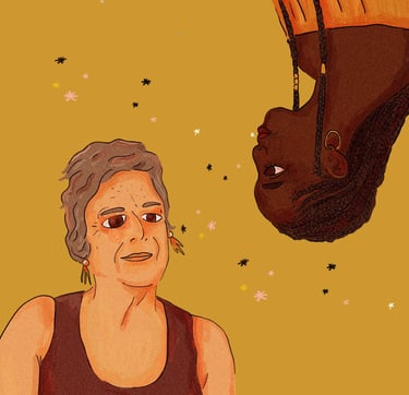Illustration Sali et Klara - Agathe Ricart - Sang-mêlés