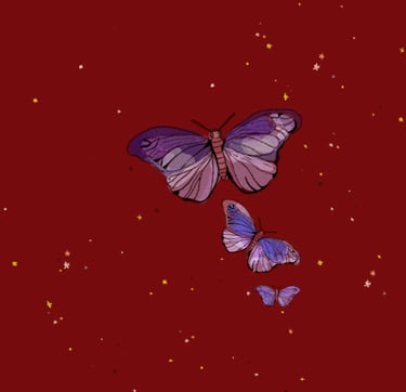 Illustration papillons - Agathe Ricart - Histoire de Bizangos
