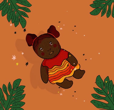 Illustration poupée - Agathe Ricart - (Mal)Voyante.