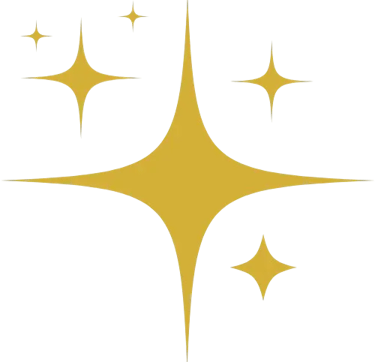 Elément décoratif - étoiles scintillantes- Rubenia Timmerman, auteure.