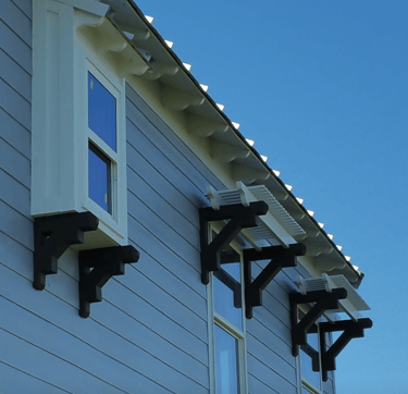 Beach house window detailing!