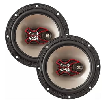 Auto Falante Triaxial  Bravox B3X60 X 6 Preto-Prata