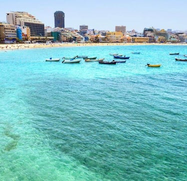 Playa en Las Palmas de Gran Canaria