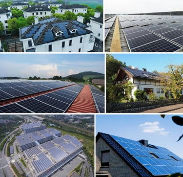 Example SUNGO Energy Optimised PV Solar Projects