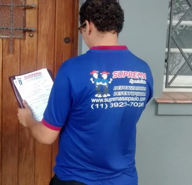funcionário da Suprema Desentupidora