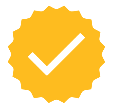yellow checkmark icon