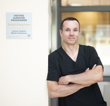 Lecturer surgeon Markas Fiodorovas