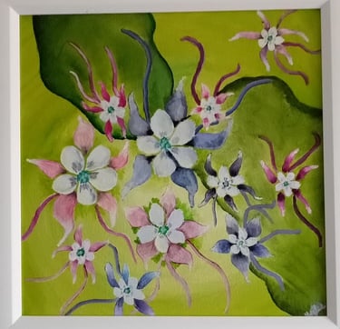 Columbine Party (painting) Kylee Nicole Smith