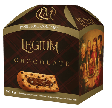 Panettone de chocolate trufado