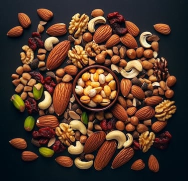 Wholesale dried fruits exporter – almonds, cashews, raisins, and walnuts.