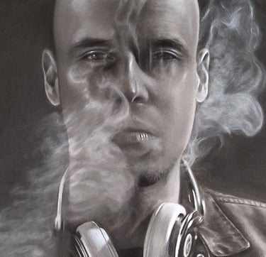 dibujo a pastel