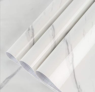 Peel and Stick Quartz-Inspired Minimalist Kitchen Counter Wallpaper