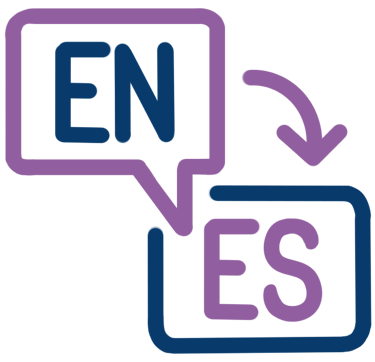 English to Spanish translation icon