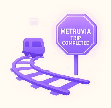 Official Brand Logo of Trip Completed from Metruvia