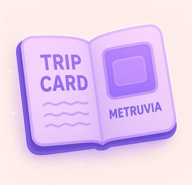Official Brand Logo of Trip Cards from Metruvia