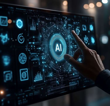 Imagem de uma tela de computador com elementos gráficos.