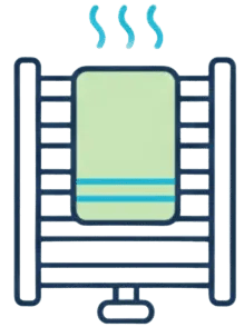 Installation de sèche-serviettes par BH Bruno Holin à Montvendre pour confort et chaleur en salle de