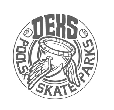 logo Dexs skateparks béton