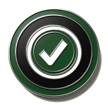 Checkmark icon, symbolising verification, approval, and compliance.