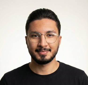 a man with glasses and a beard and a beard