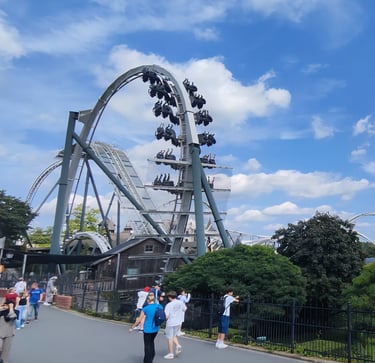 flug der damonen b&m wing coaster heide park